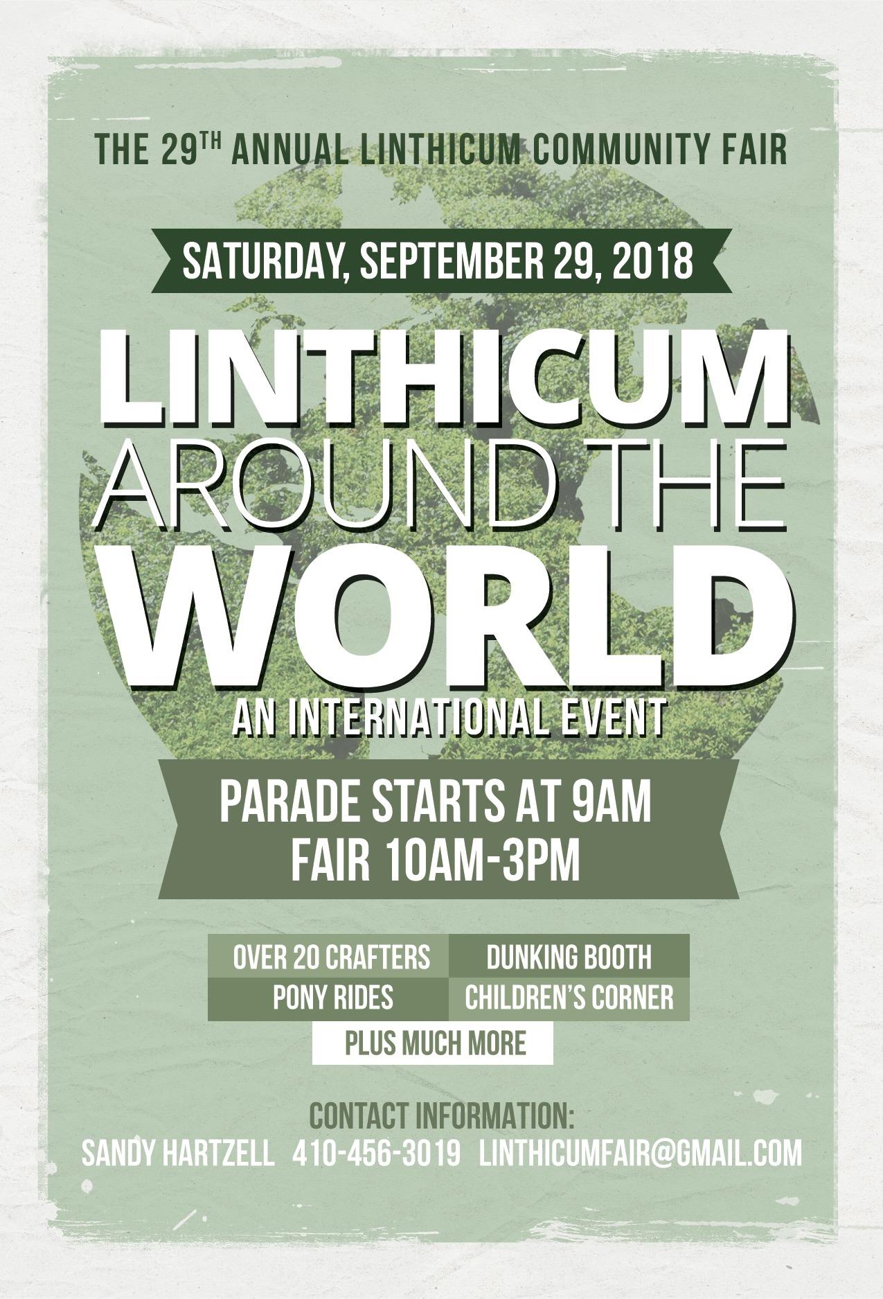 Linthicum Community Fair September 29, 2018 Flyer Prevent