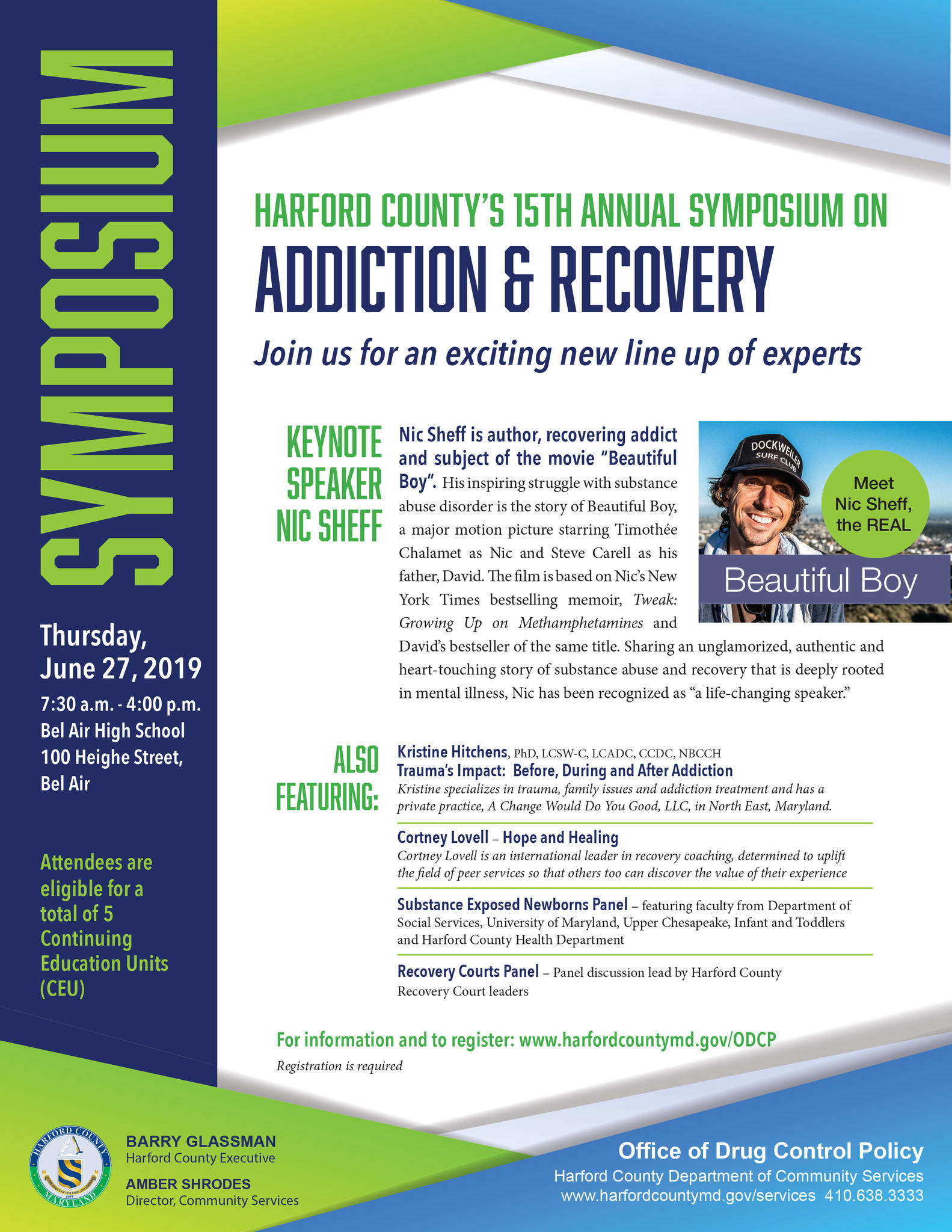 Symposium on Addiction & Recovery Prevent Substance Misuse