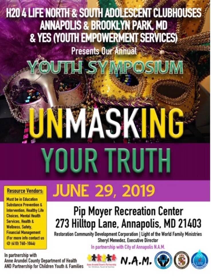 Annual Youth Symposium “Unmasking My Truth” Prevent Substance Misuse