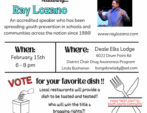 Special Event on 2/15/2023: Ray Lozano, Nationally Known Prevention Speaker!