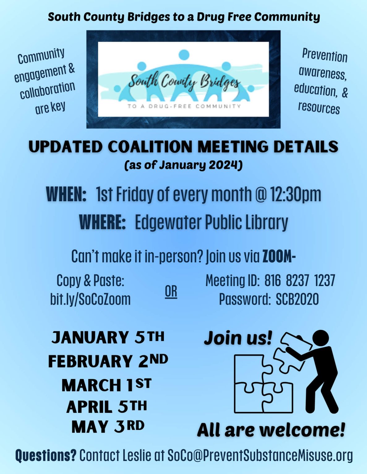 SoCo Meetings AACPL Prevent Substance Misuse